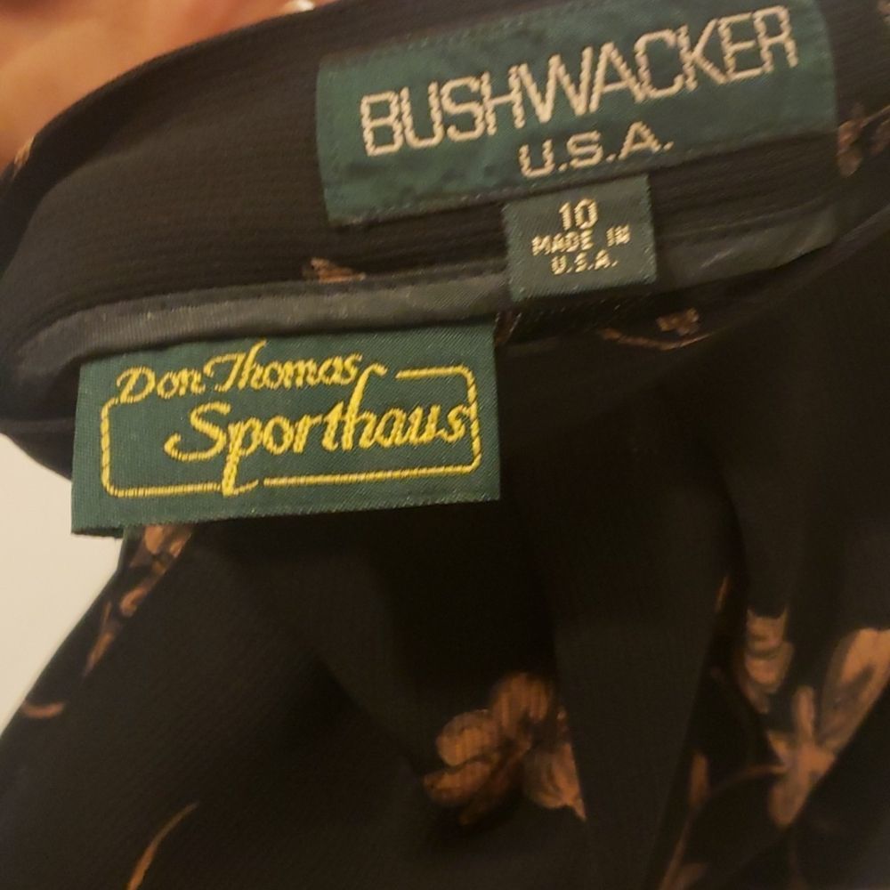 Vintage Bushwacker USA / Don Thomas Sporthaus Floral pants Size 10 - Picture 2 of 2
